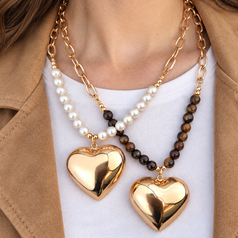 Collar corazón Lux